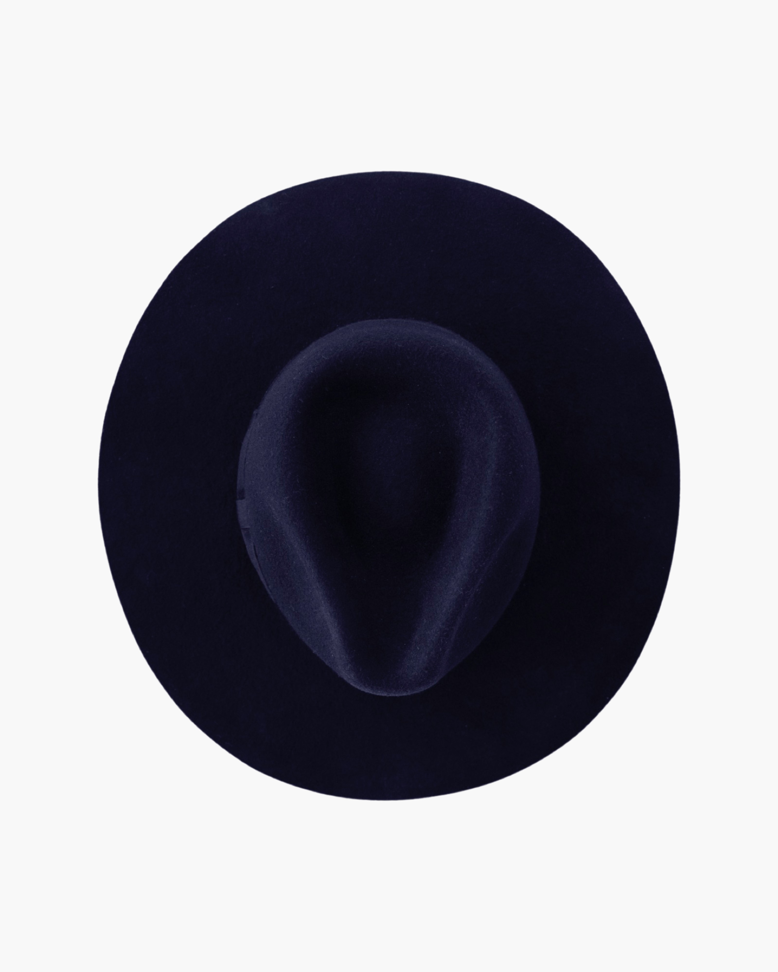 Wide Brim Rancher Hat - Midnight Blue