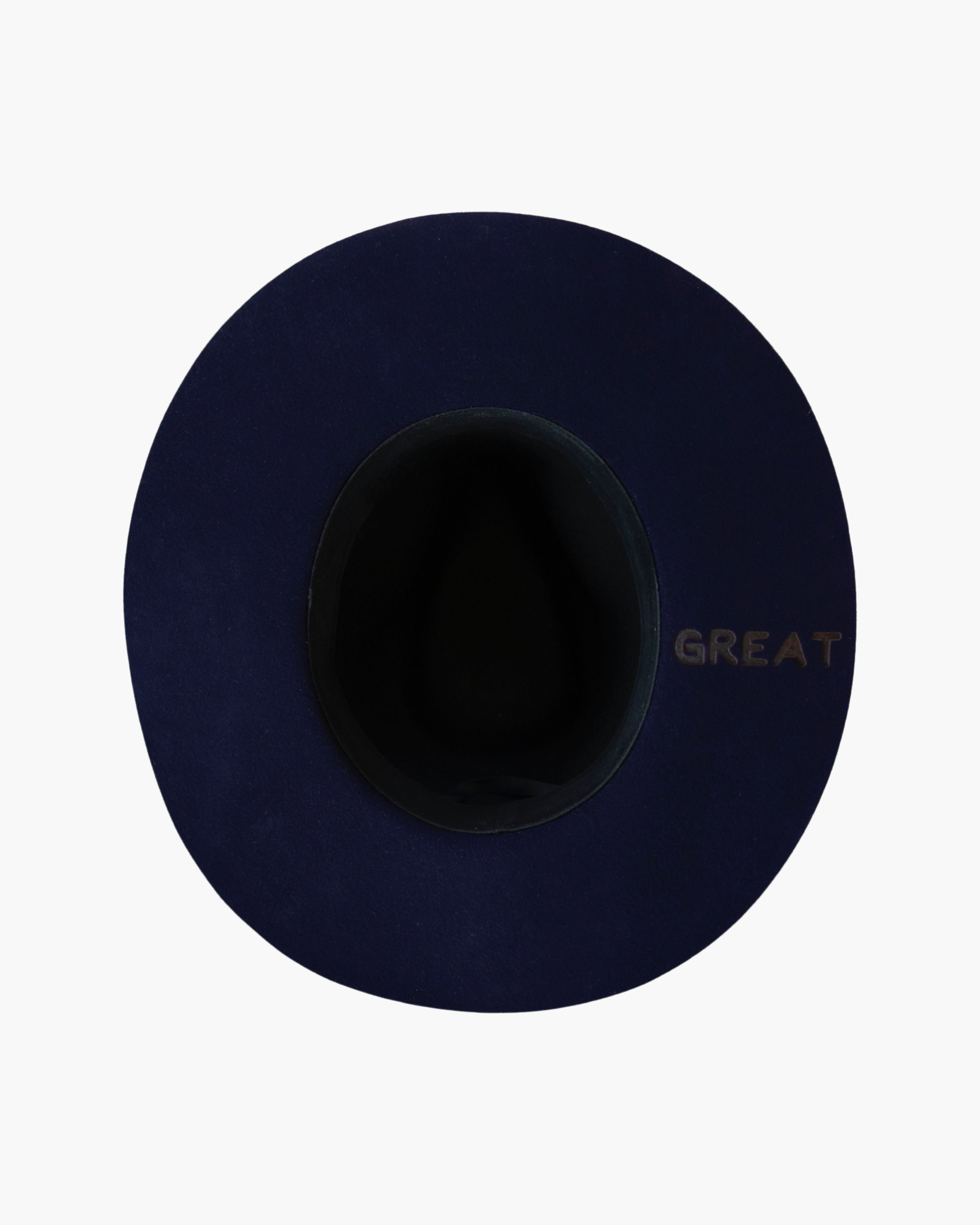 Wide Brim Rancher Hat - Midnight Blue