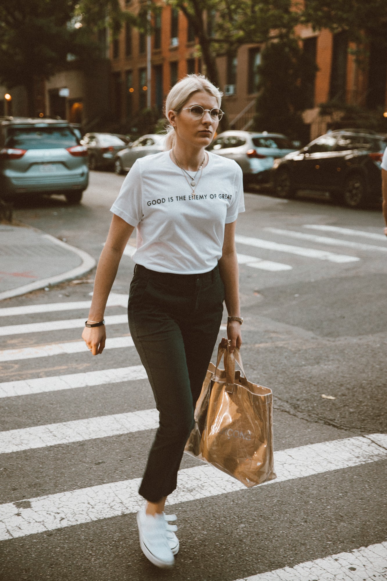 Womens Good Is The Enemy Tee