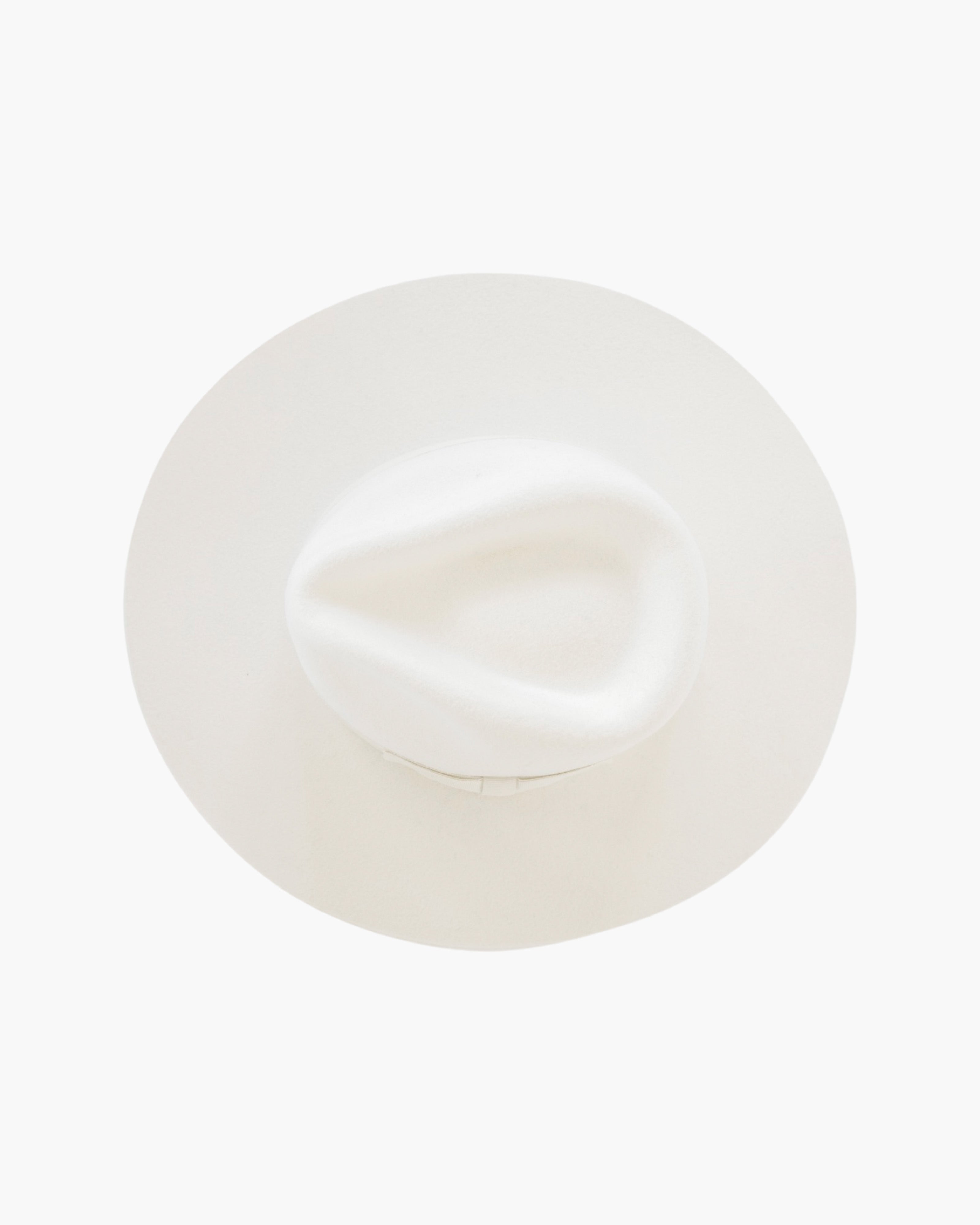 Wide Brim Rancher Hat - Ivory