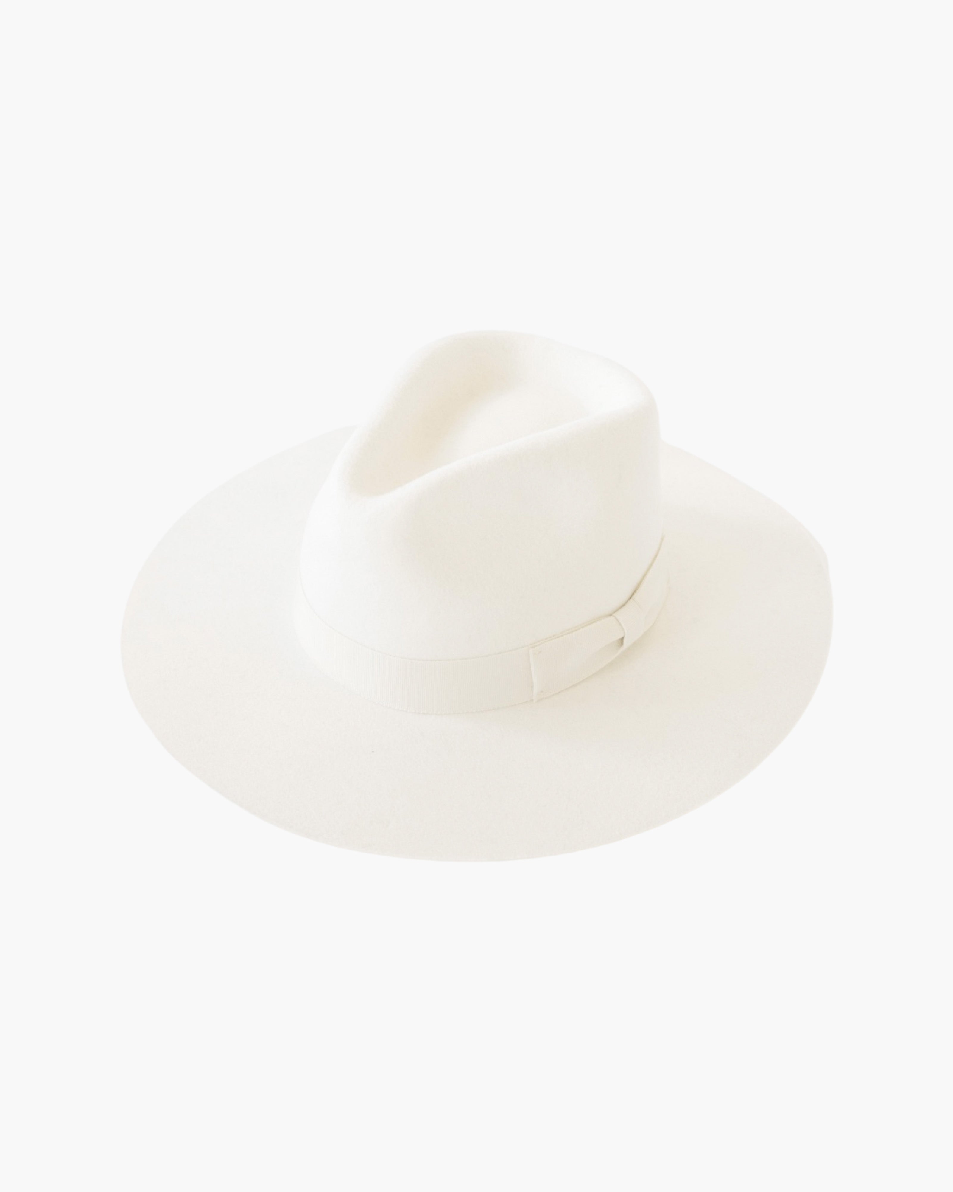 Wide Brim Rancher Hat - Ivory