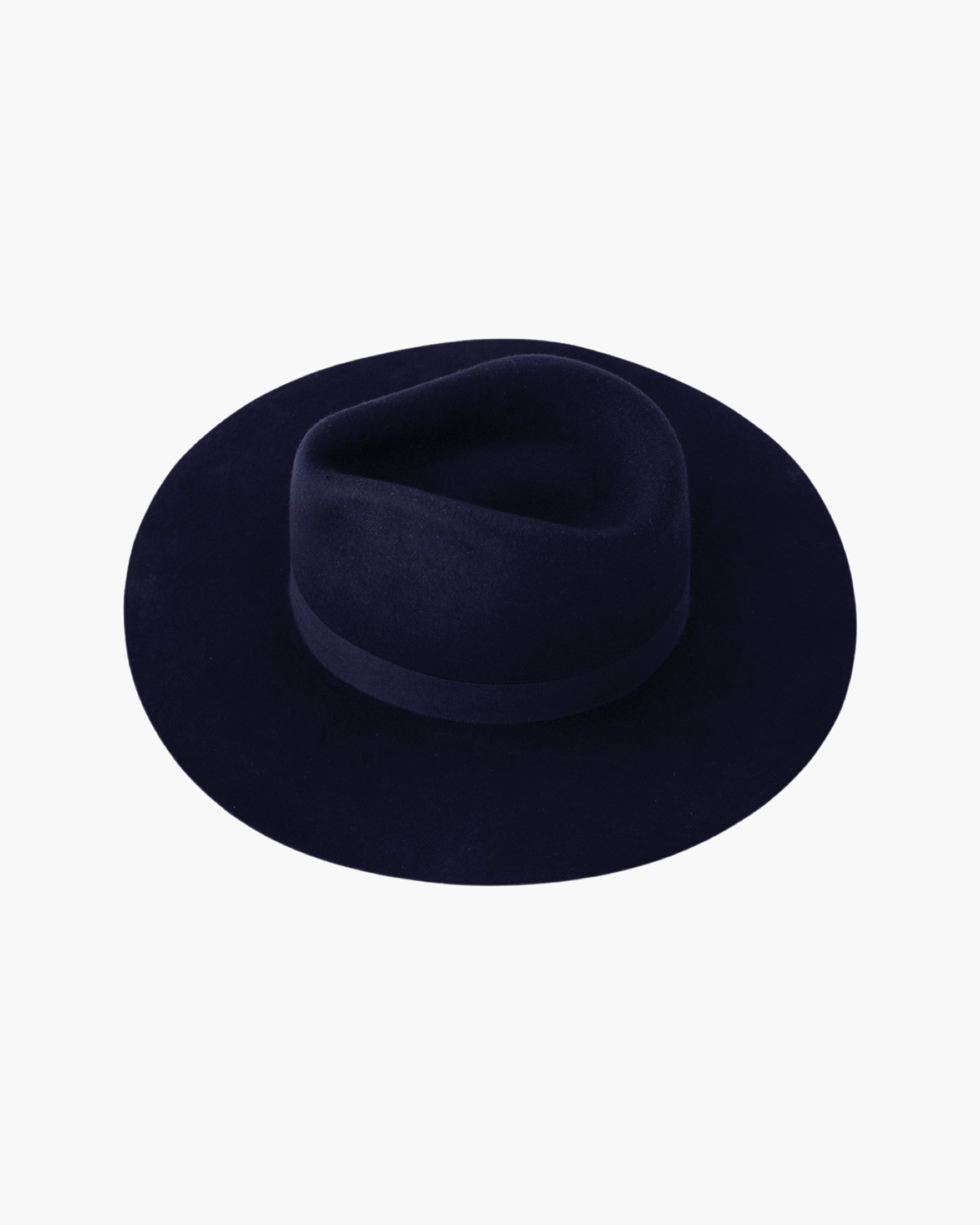 Wide Brim Rancher Hat - Midnight Blue
