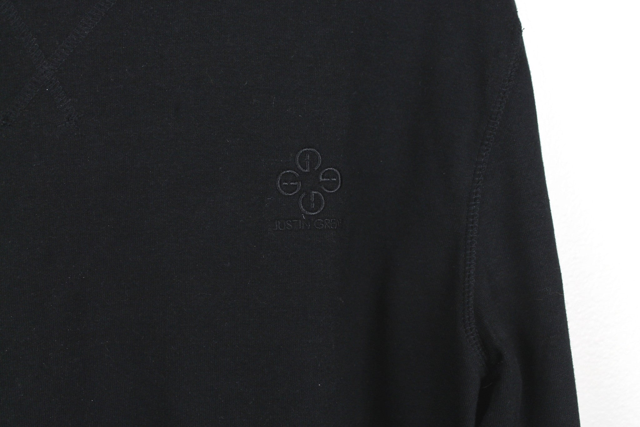 Black Basic Crew Sweater